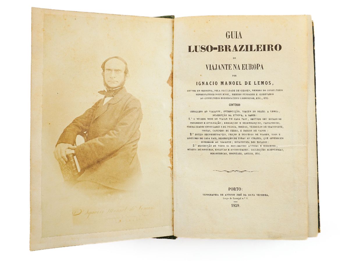 Guia Luso-brazileiro Do Viajante Na Europa (1859)