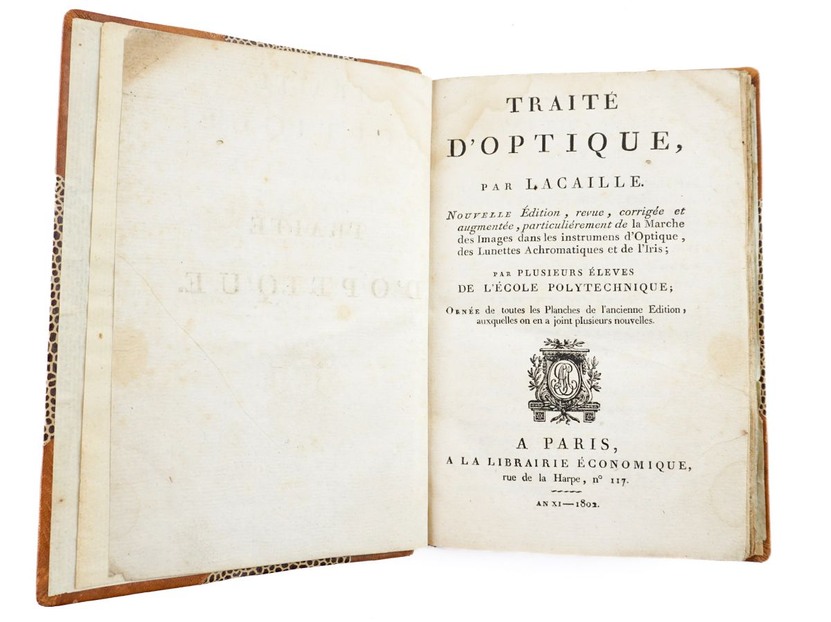 Traité d´Optique - 1802