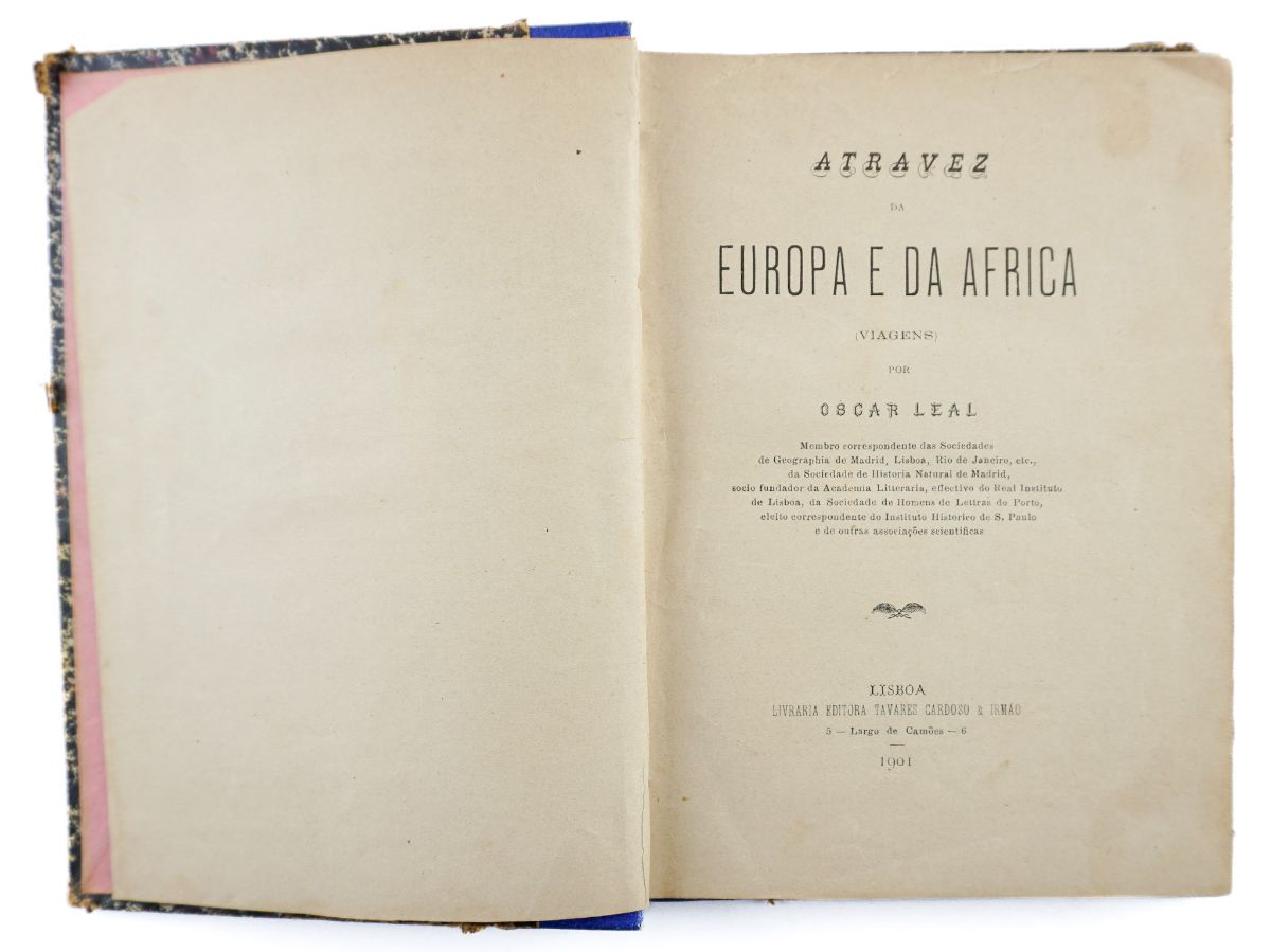 Atravéz da Europa e da África (Viagens)