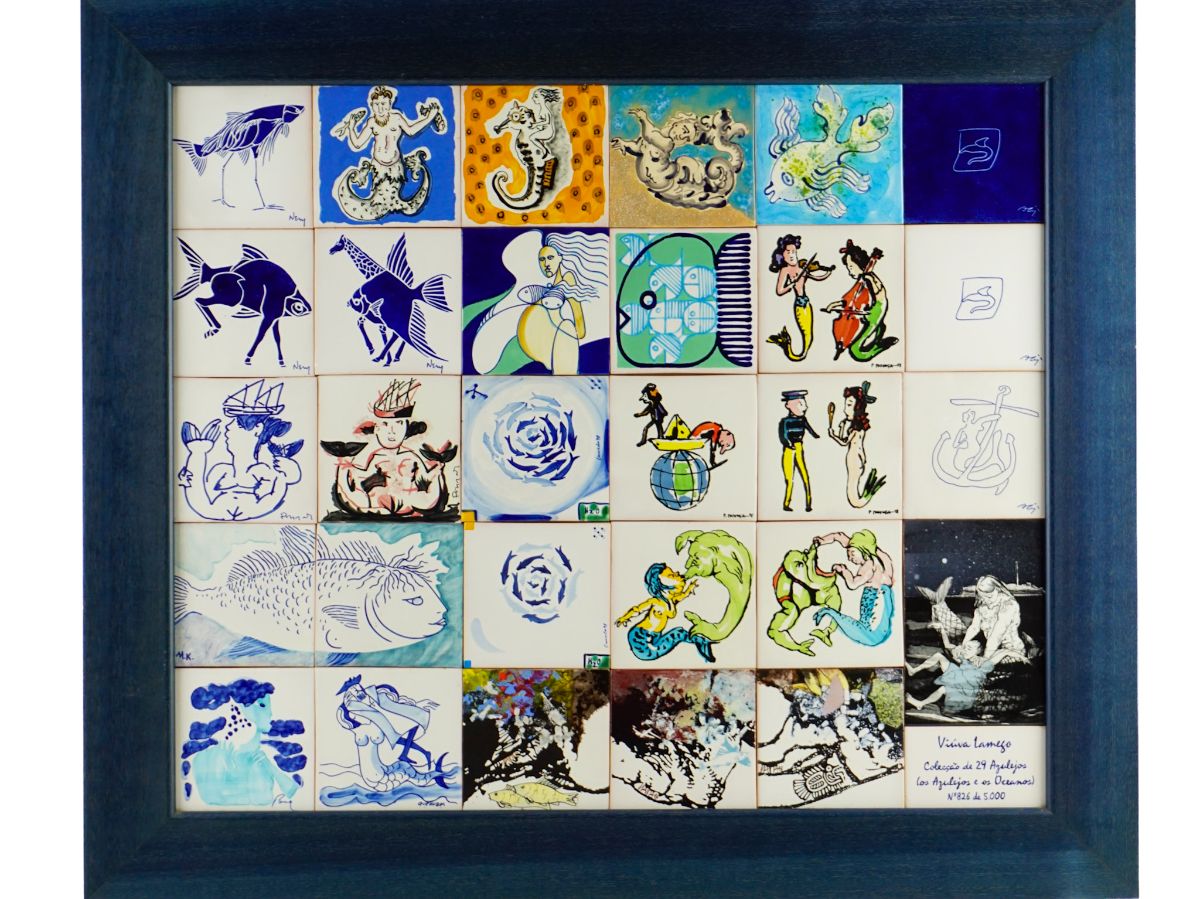 Coleção completa dos azulejo da série oceanos