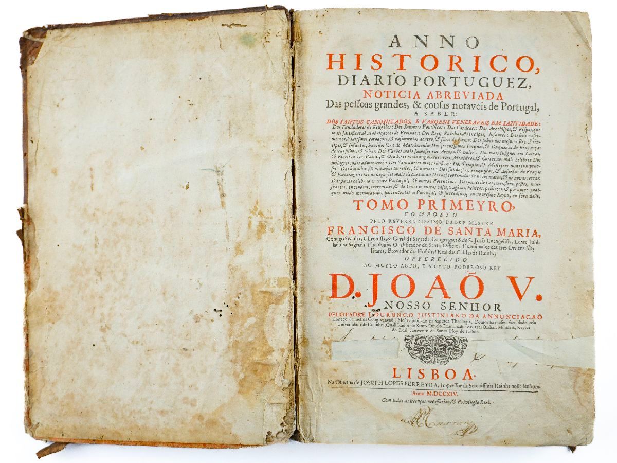 Anno Historico, Diario Portuguez (1714)