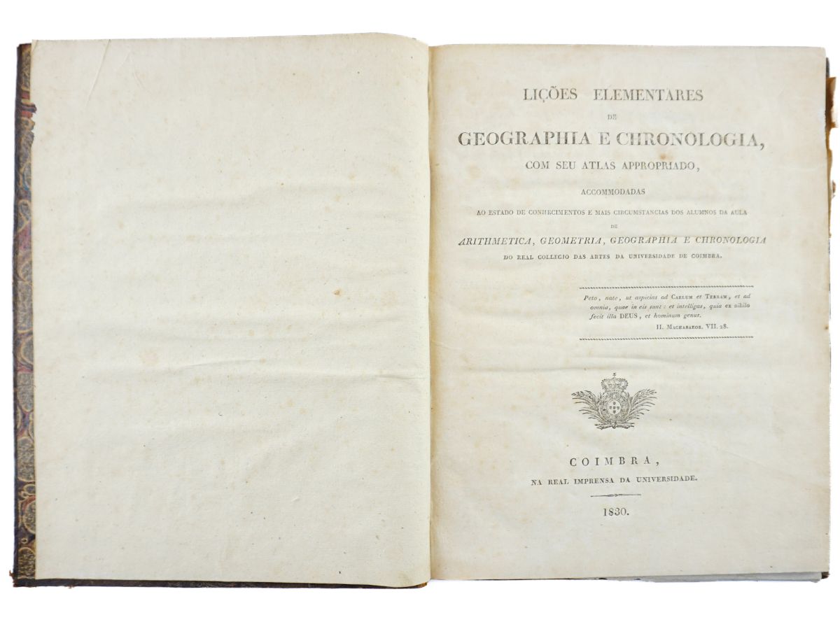 Lições Elementares de Geographia e Chronologia