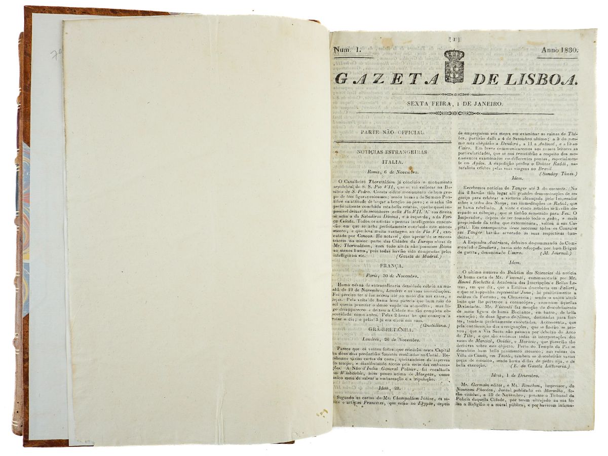 Gazeta de Lisboa (1830) – reinado de D. Miguel