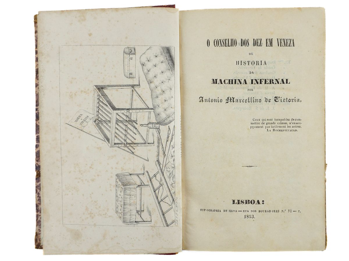 A Máquina Infernal – curioso livro sobre uma alegada conspiração (1853)