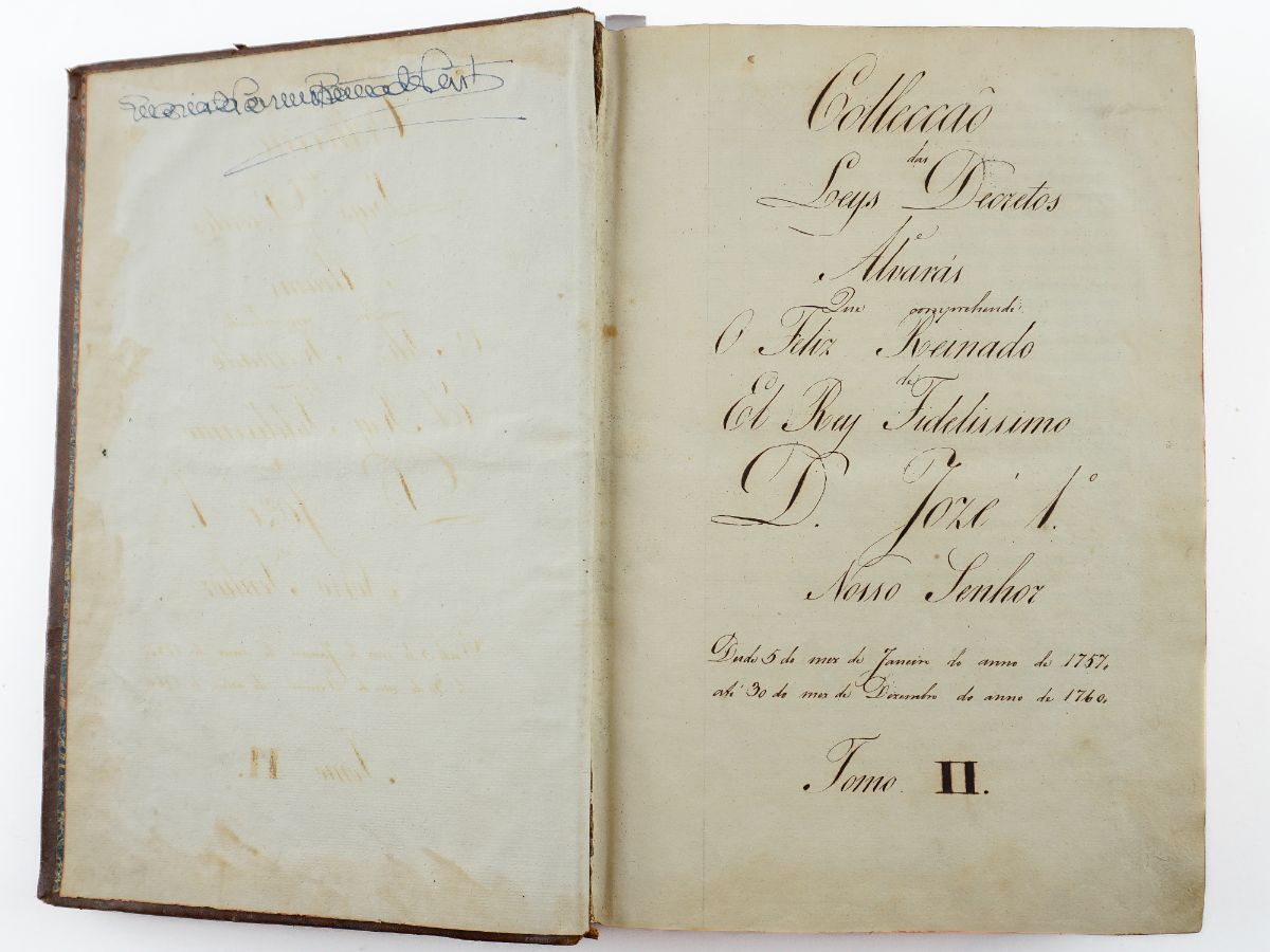 Colecção das Leys, Decretos e Alvarás (1757-1760)