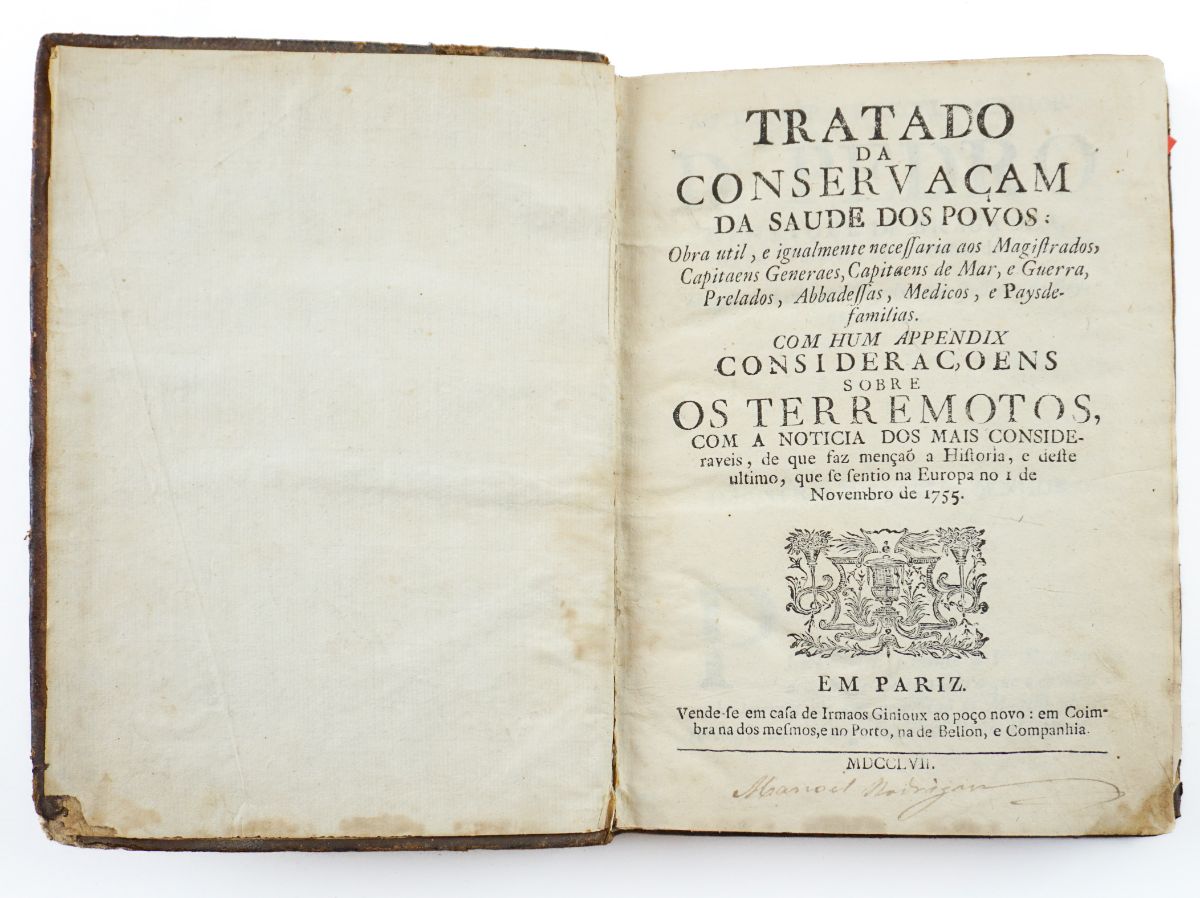 Tratado da Conservacam da Saude dos Povos – 1757