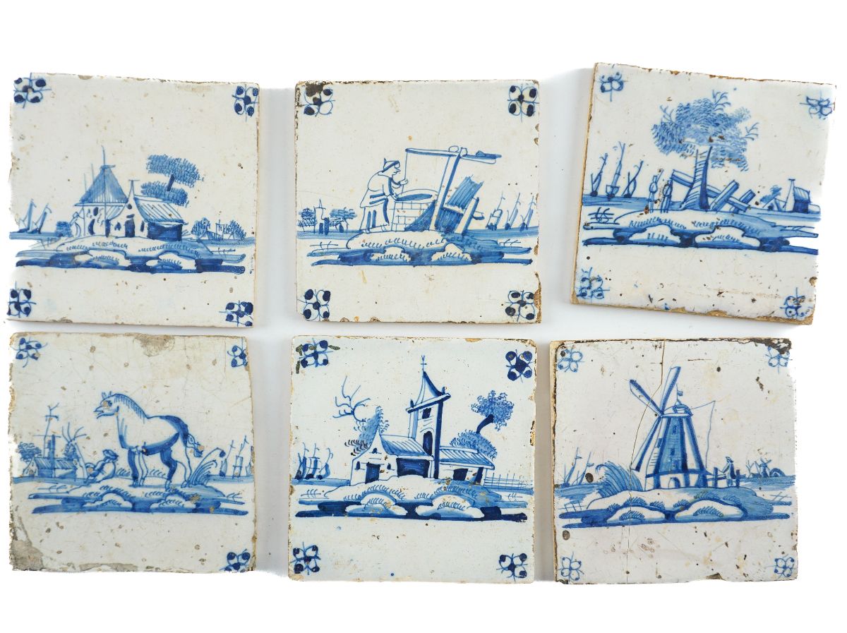 6 Azulejos de Delft