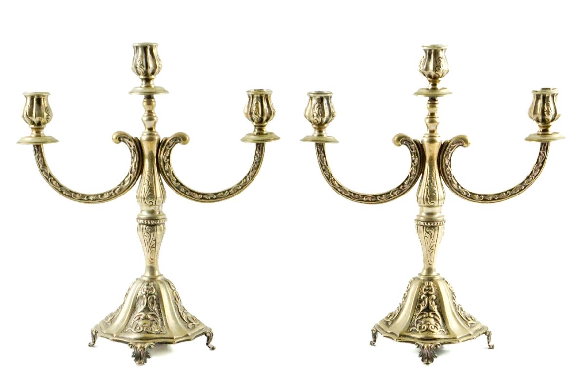 Par de candelabros