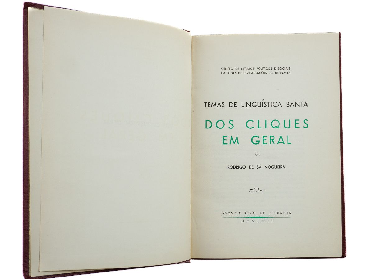 TEMAS DE LINGUÍSTICA BANTA DOS CLIQUES EM GERAL