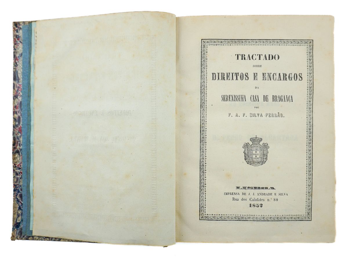 Tratado sobre direitos e encargos da serenissima casa de Bragança (1852)