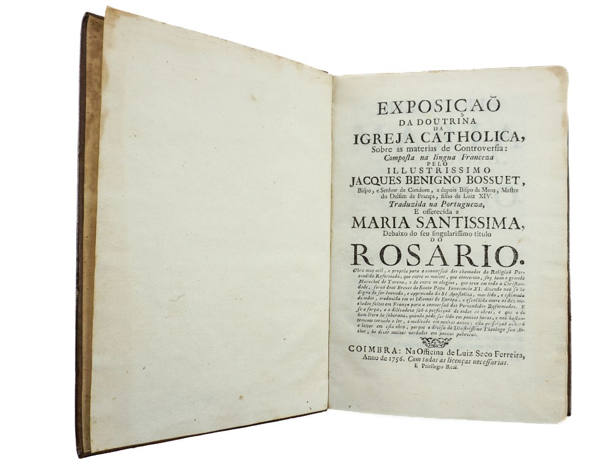 Bossuet – Exposição da Doutrina da Igreja Catholica (1756)