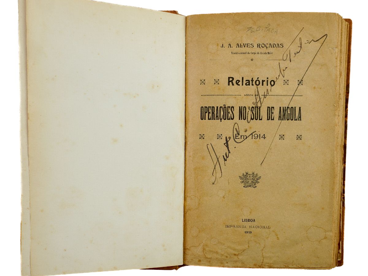 Relatório Sobre as Operações No Sul de Angola em 1914