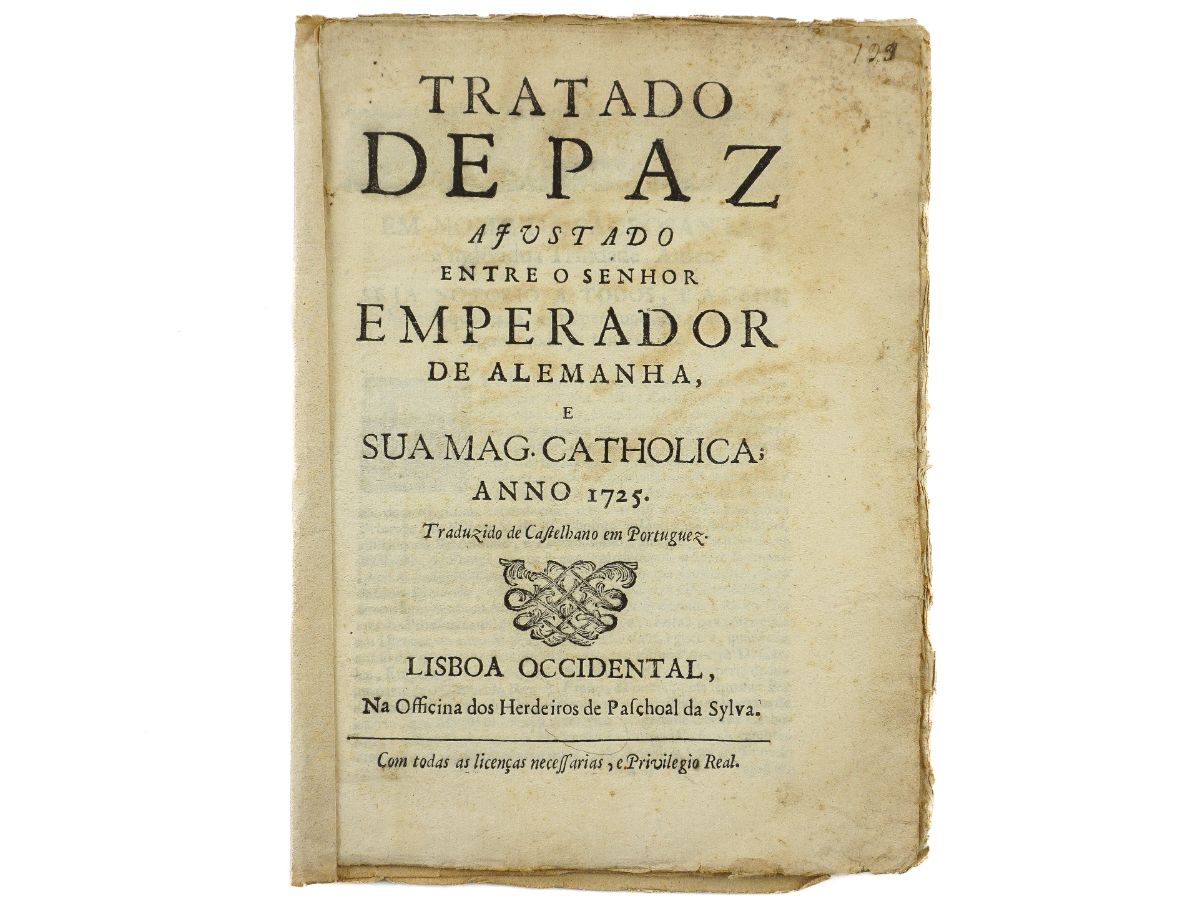 Tratado de paz ajustado entre o Senhor Emperador de Alemanha e Sua Mag. Catholica