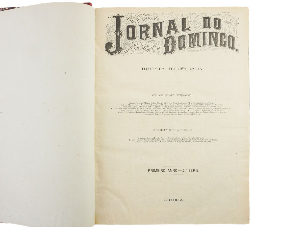 Jornal do Domingo .- Manoel Pinheiro Chagas