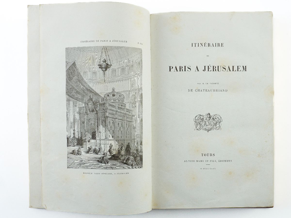 Itinéraire de Paris a Jérusalem