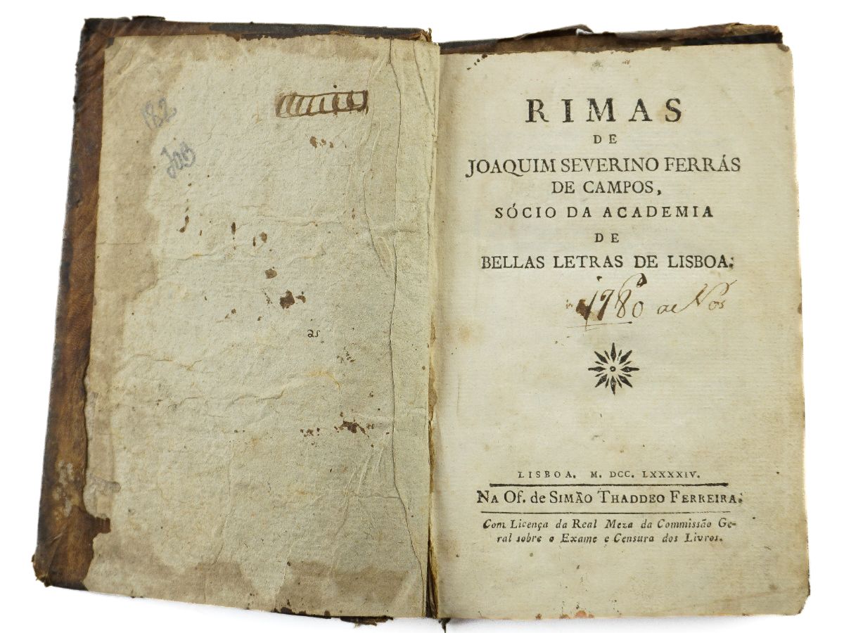 Poemas de Joaquim Severino Ferrás e Campos (1794)