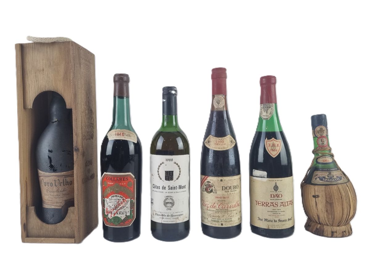 6 Garrafas de vinho