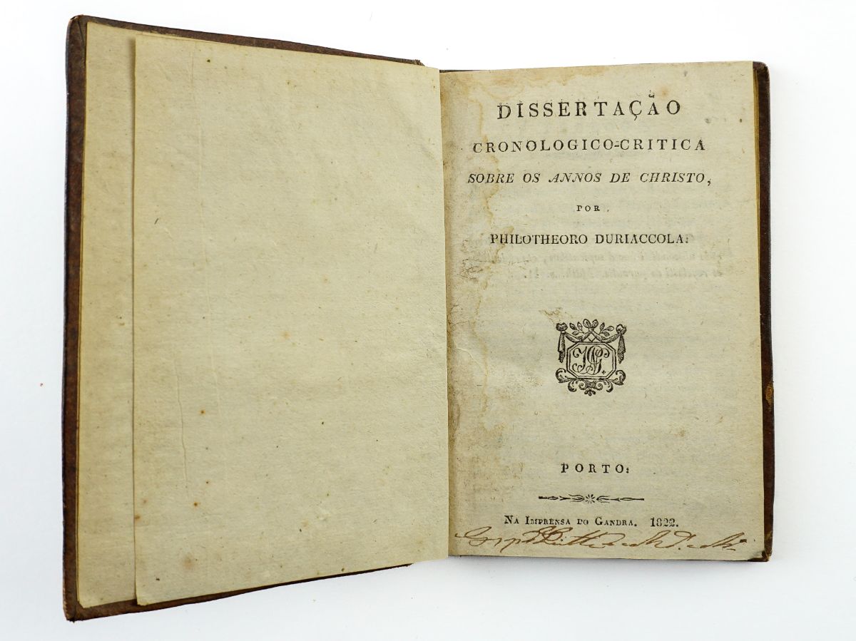 Dissertação cronologico-crítica sobre os annos de Christo (1822)