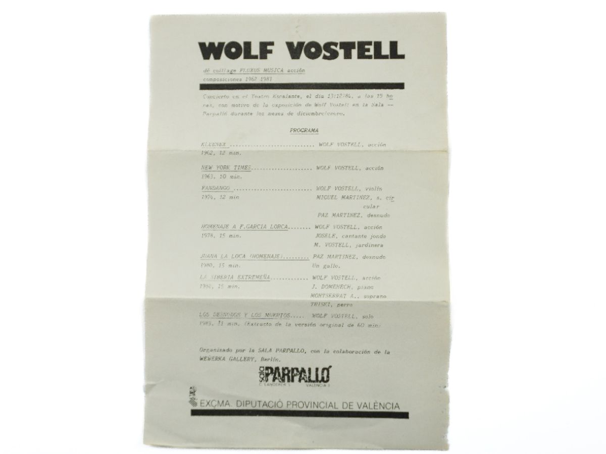 Wolf Vostell – Fluxus Musica Accion