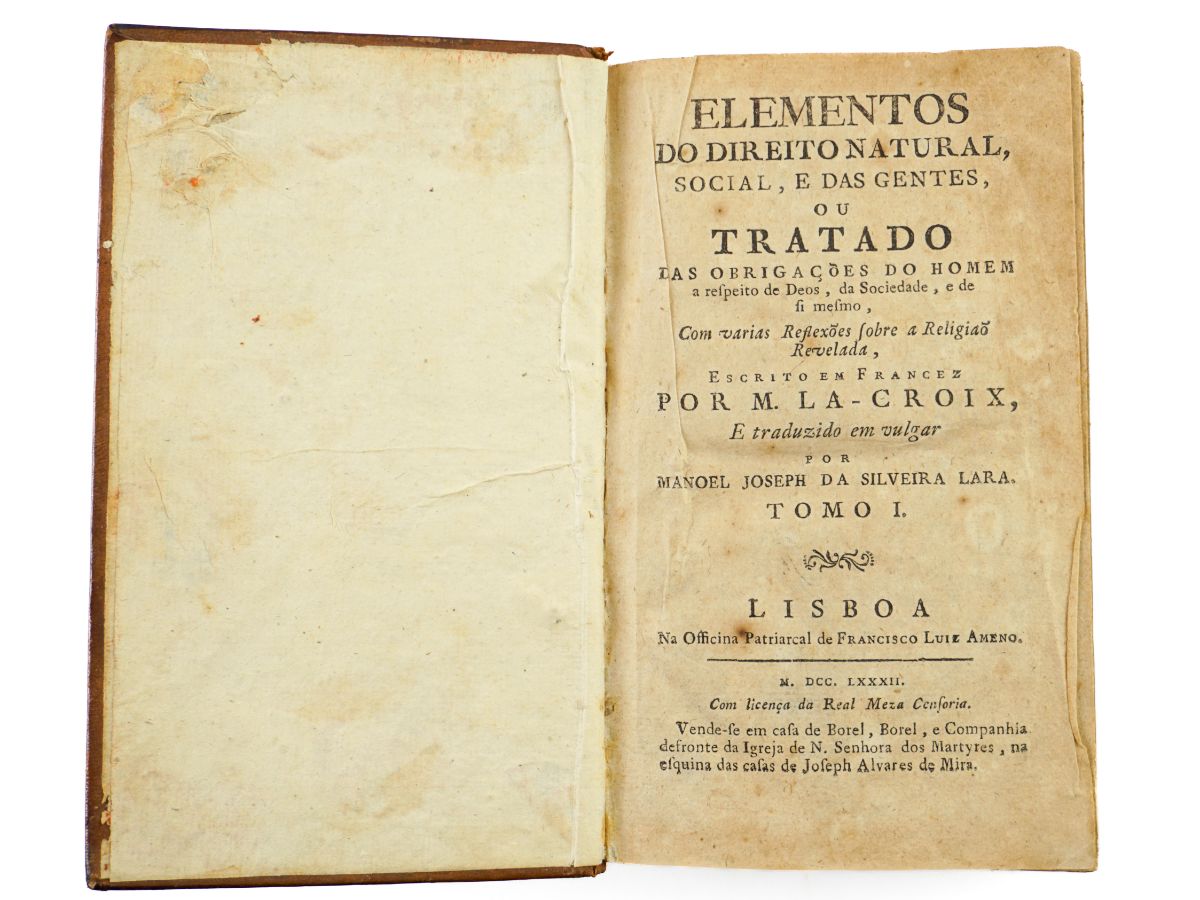 Elementos do Direito Natural, Social e das Gentes (1782)