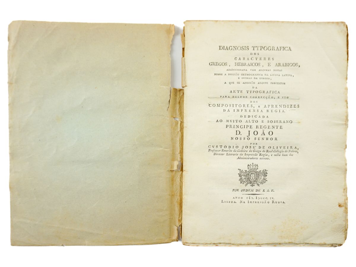 Diagnosis Typografica - 1804