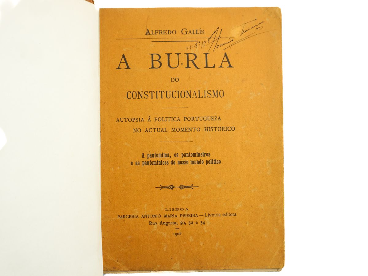 Uma crítica demolidora da Monarquia constitucional e da política portuguesa (1905)