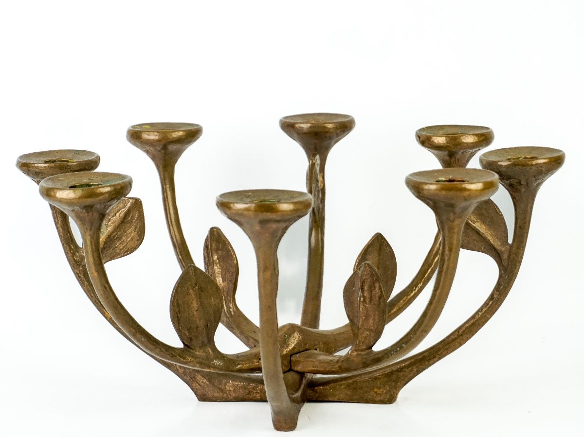 Candelabro em bronze