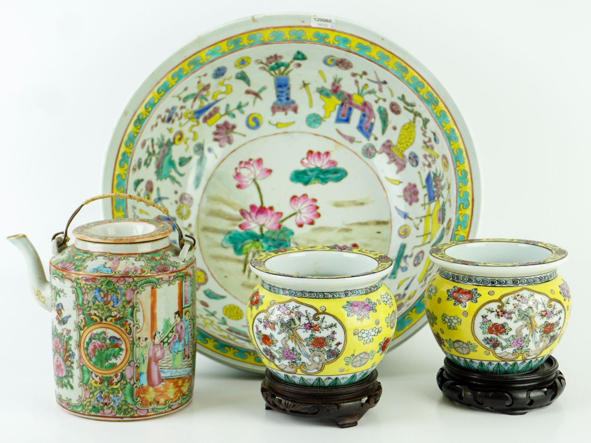 4 Peças em porcelana da China