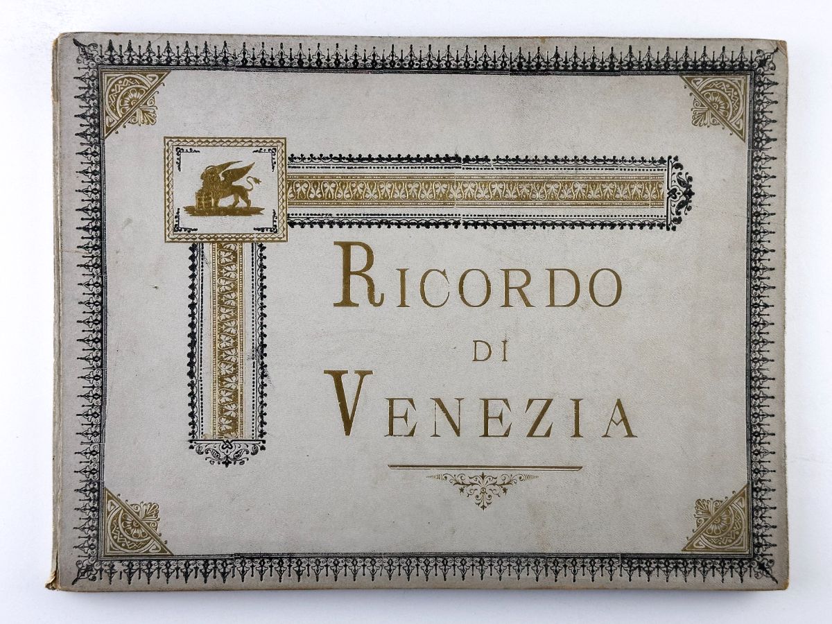 Álbum de fotografias - Ricordo di Venezia ( finais do Séc. XIX)