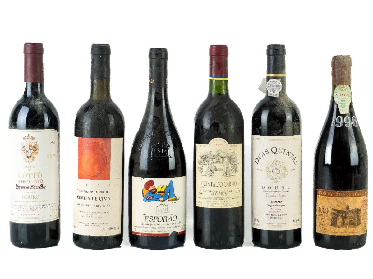 Lote de vinhos tintos portugueses selecionados