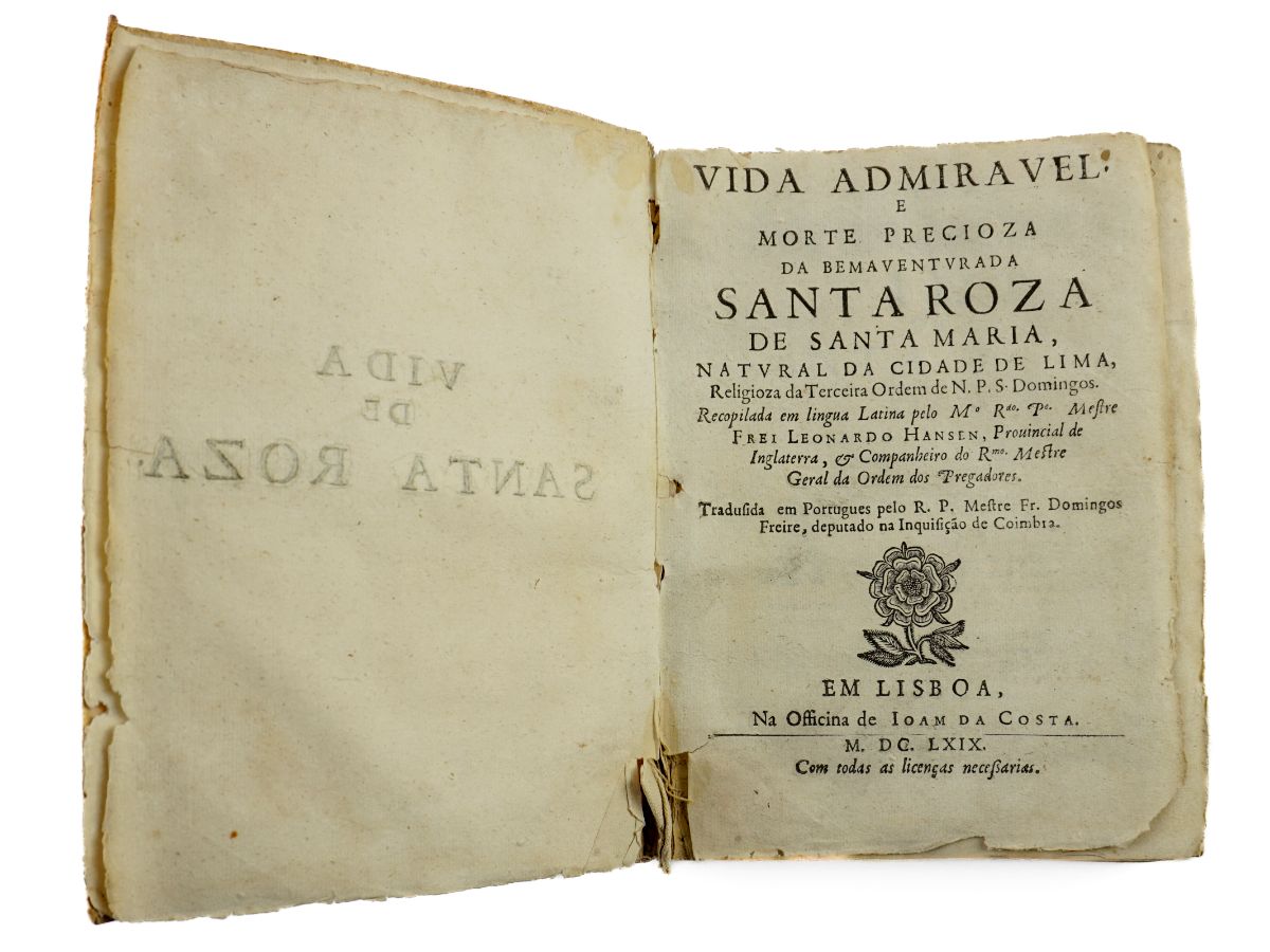 Vida Admiravel da Bemaventurada Santa Roza de Santa Maria (1669)