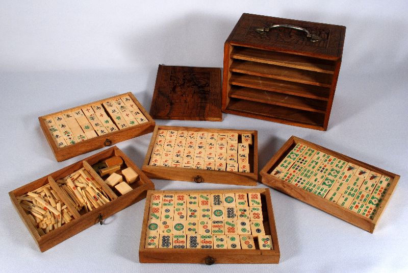 Lote - Jogo Mahjong